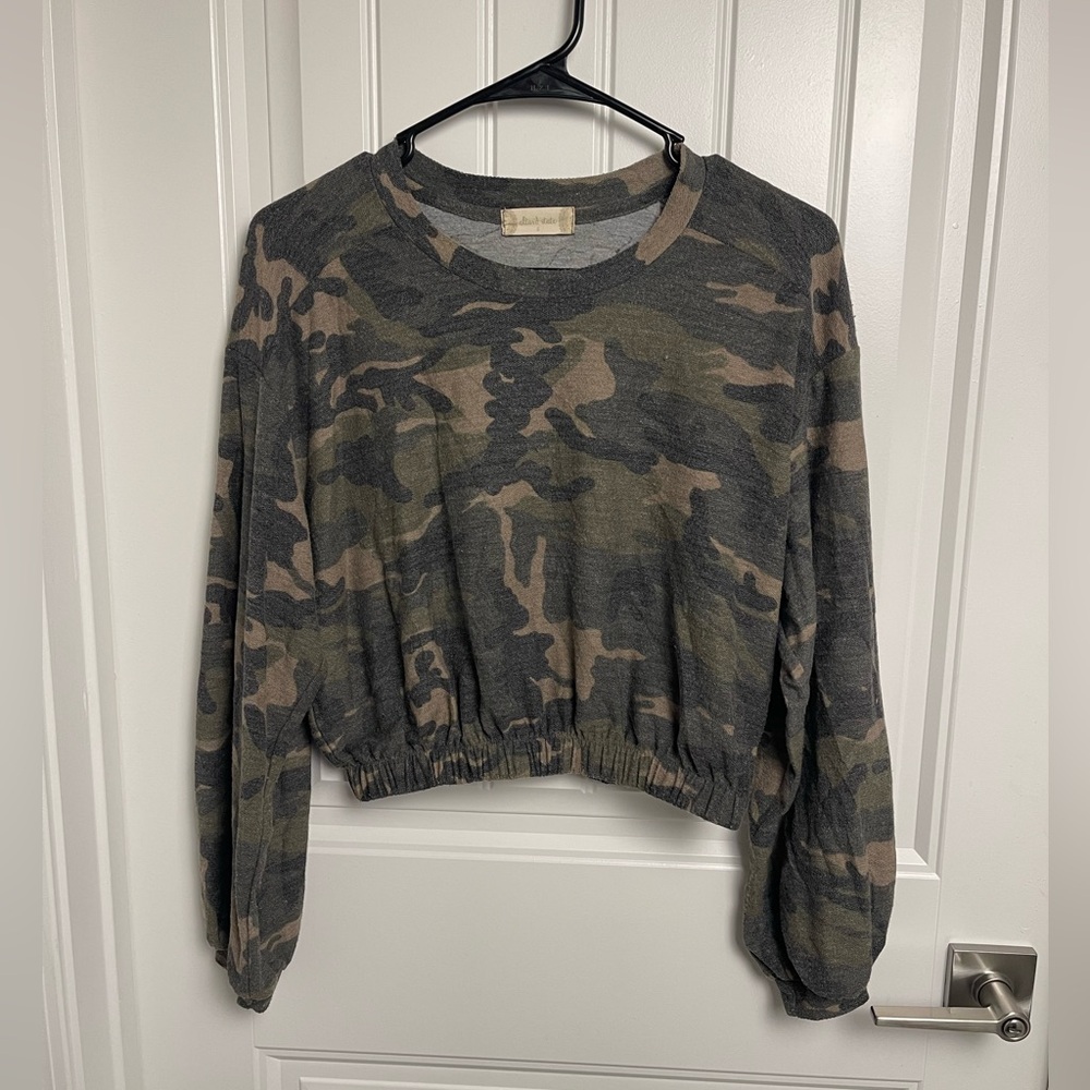 Altar'd State Camouflage Crop Top
